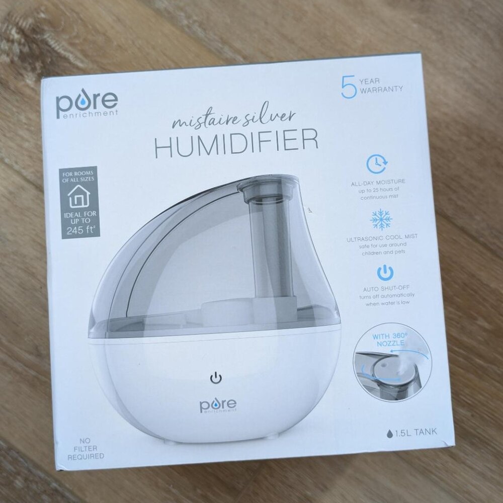 Pure Mistaire Silver Humidifier